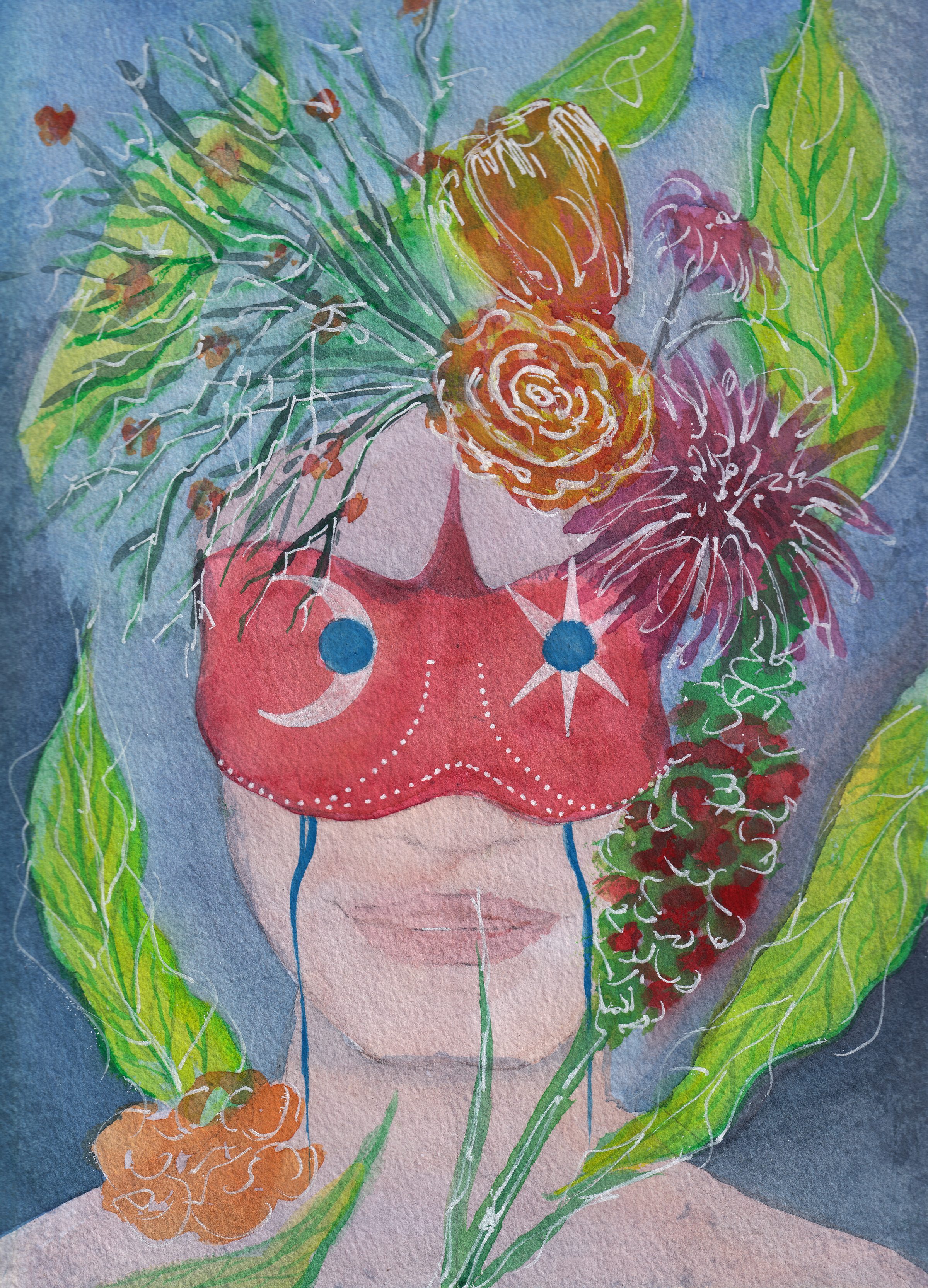 flower mask